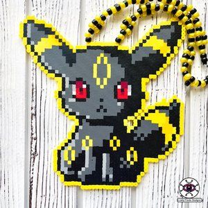 Umbreon Perler Necklace Medium